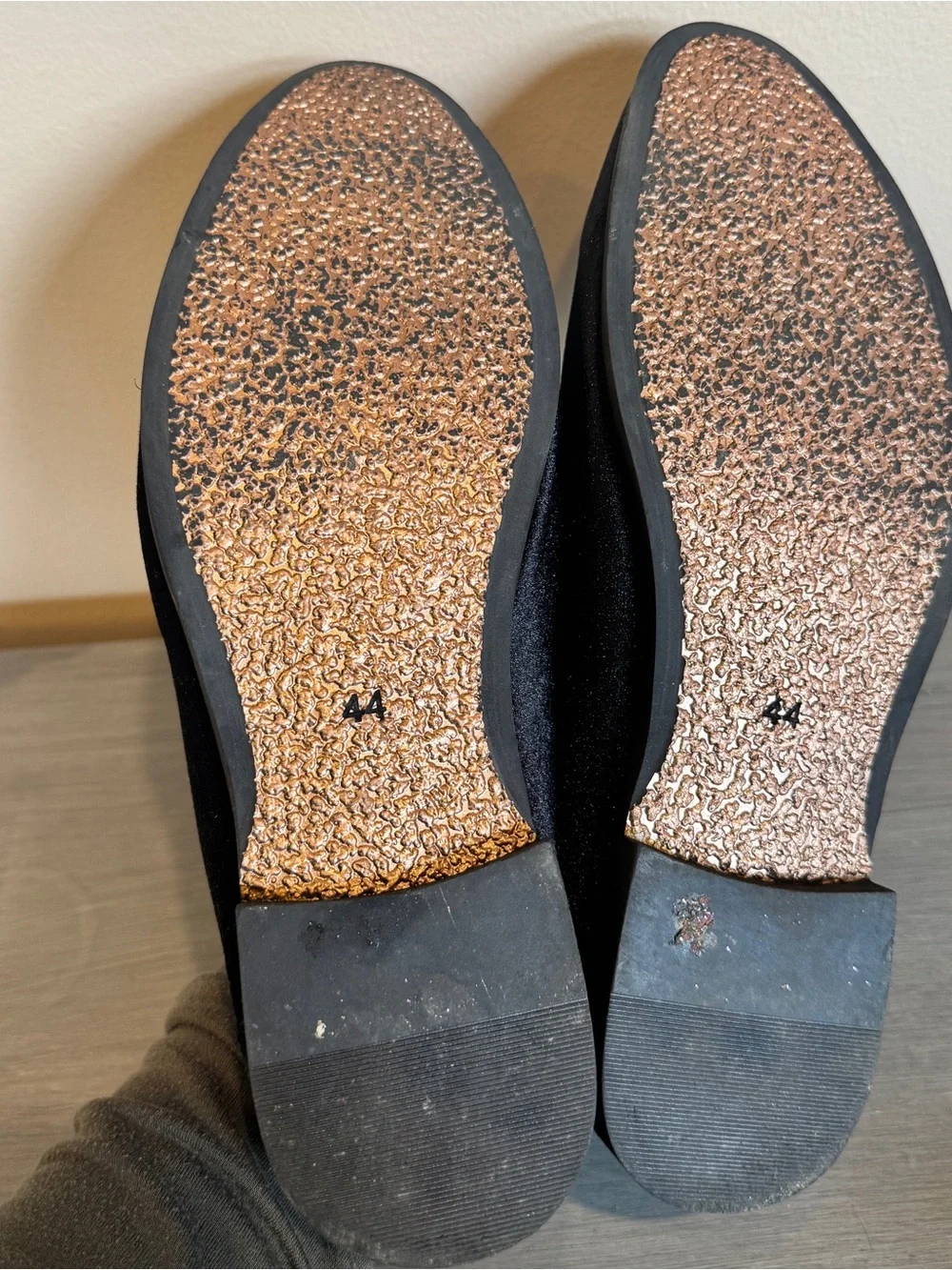 Fashion Mens Velvet Loafers Dress Leisure Casual Slippers Flats Size 44 10.5